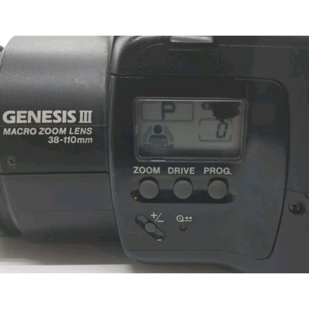 Chinon Genesis III 38-110mm Film Camera - Macro Zoom - Tested Works